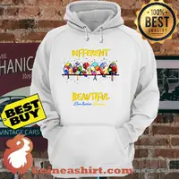 Different beautiful doun syndome awareness fish hoodie