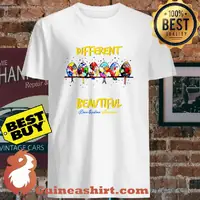 Different beautiful doun syndome awareness fish shirt