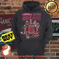 Arizona Cardinals Alltime Greats Logo Signature hoodie