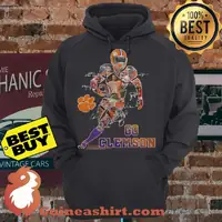 Footprint Go Clemson Tigers College Football Signature hoodie