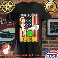 American nurse not today go away corona shirt