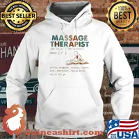 Massage therapist stress headache anxiety toxins pain depression muscle aches let it all go s Hoodie