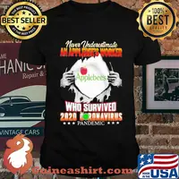 Never underestimate an applebee's worker who survived 2020 coronavirus pandemic shirt