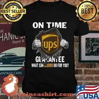 Blood insides ups on time guarantee what can brown do for you shirt