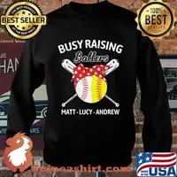 Busy raising ballers matt lucy andrew baseball and softball s Sweater