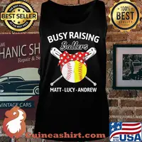 Busy raising ballers matt lucy andrew baseball and softball s Tank top