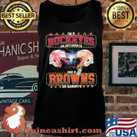 I'm a ohio state buckeyes on saturdays and a cleveland browns team on sundays stars football s Tank top