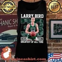 Larry bird 33 boston celtics basketball greatest of all time s Tank top