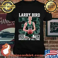 Larry bird 33 boston celtics basketball greatest of all time shirt