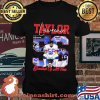 Lawrence taylor greatest of all time new york football team signature shirt