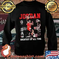 Michael jordan 23 greatest of all time the last shot chicago bulls basketball team legend s Sweater