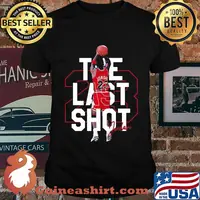 Michael jordan the last shot chicago bulls basketball legend signature shirt