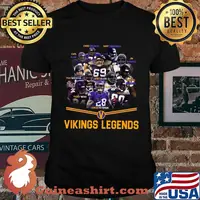 Minnesota vikings football legends shirt