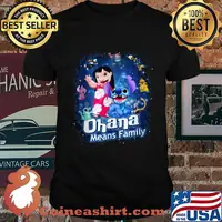 Stitch and lilo ohana means family shirt