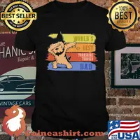 World's best Yorkshire Terrier dabbing dad vintage shirt