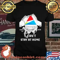 Blood insides georgia power covid-19 2020 i can't stay at home shirt