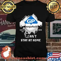 Blood insides gp georgia pacific covid-19 2020 i can't stay at home shirt