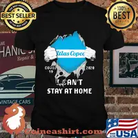 Blood insides itlas copco covid-19 2020 i can't stay at home shirt