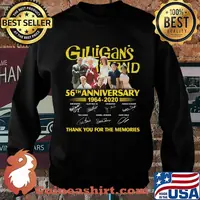 Gilligan's island 56th anniversary 1964 2020 thank you for the memories signatures s Sweater