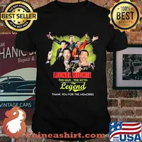Lionel richie the man the myth the legend thank you for the memories signature shirt