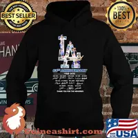 Los angeles dodgers 62th anniversary 1958 2020 thank you for the memories signatures s Hoodie