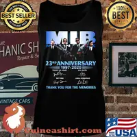 Mib international 23rd anniversary 1997 2020 thank you for the memories signatures s Tank top