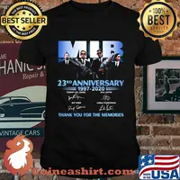 Mib international 23rd anniversary 1997 2020 thank you for the memories signatures shirt