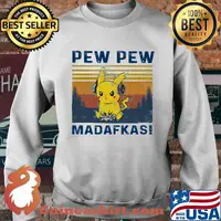 Pokemon pew pew madafakas vintage retro s Sweater