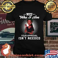Punk disney tattoos i am who i am your approval isn't needed shirt