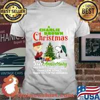 A charlie brown christmas 54th anniversary 1965 2019 thank you for the memories shirt