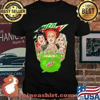 Halloween hocus pocus witch mountain dew shirt