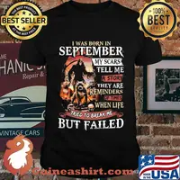 I was born in September my scars tell me a story they are reminders of times when life tried to break me but failed Skeleton Pitbull shirt
