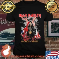 Iron maiden legacy of the beast lightning shirt