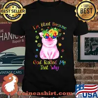 Peace pug i'm blunt because god rolled me that way shirt