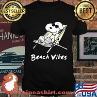 Snoopy beach vibes holiday shirt
