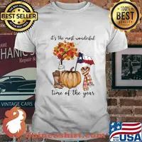 Texas flag it's the most wonderful time of the year leaves shirt
