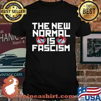 The new normal is fascism mask shirt