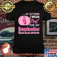 In October I wear Pink for my Grandmother T-Shirt