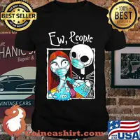 Jack skellington and sally mask ew people washing hand shirt