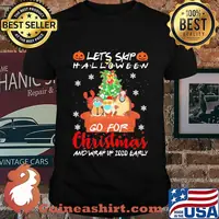 Lets skip halloween go for christmas and wrap vp 2020 early mask shirt