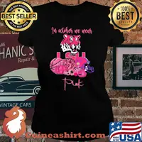 Lsu tigers football in october we wear pink s Laides tee