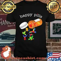 Official Happy Pills Parrots Shirt