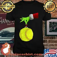grinches funny christmas xmas softball T-Shirt