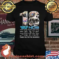 18 Years Of 2003 2021 NCIS Thank You For The Memories Signature Shirt