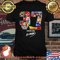 37th Years of Dragon Ball 1984 2021 signature shirt