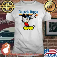 Dutch Bros Coffee Mickey Mouse Disney Shirt