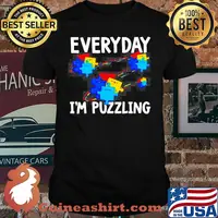 Everyday I’m Puzzling Autism Awareness Month shirt