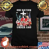 One Nation Under God Tampa Bay Buccaneers American Flag Shirt