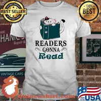 Readers Gonna Read Cat Book shirt