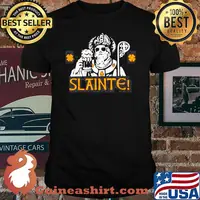 Slainte Drinking Beer St Patricks Day shirt